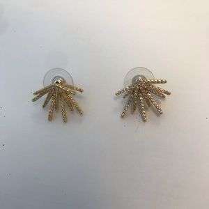Gold madewell earrings